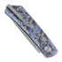 RealSteel Luna Ti-Patterns kääntöveitsi, blue geometry 7001-TC3