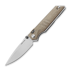RealSteel Sacra sulankstomas peilis, Natural Micarta 7711N