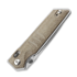 RealSteel Sacra sulankstomas peilis, Natural Micarta 7711N
