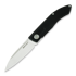 RealSteel Stella kääntöveitsi, Black G-10, Satin 7051