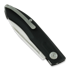 RealSteel Stella sulankstomas peilis, Black G-10, Satin 7051