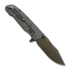 Reate 9D-V2 sulankstomas peilis, Bronze Blue Titanium, Black DLC