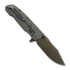 Reate 9D-V2 kääntöveitsi, Bronze Blue Titanium, Black DLC