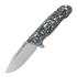 Reate 9D-V2 sulankstomas peilis, Frost Fat Carbon, Satin