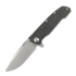 Reate 9D-V2 sulankstomas peilis, Gray Titanium/Carbon Fiber, Satin