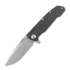 Reate 9D-V2 折叠刀, Gray Titanium/Carbon Fiber, Satin