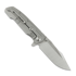 Reate 9D-V2 sulankstomas peilis, Gray Titanium/Carbon Fiber, Satin