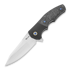 Reate Crossroads Marbled Carbon Fiber sulankstomas peilis, juoda