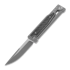 Reate EXO Drop Point 刀, black micarta