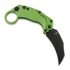 Reate EXO-K Black PVD sulankstomas peilis, žalia