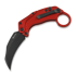Reate EXO-K Black PVD sulankstomas peilis, raudona
