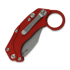 Coltello pieghevole Reate EXO-K Stonewash, rosso