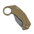 Coltello pieghevole Reate EXO-K Stonewash, tan