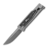 Reate EXO-M Drop Point, black micarta