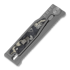 Reate EXO-M Elmax Drop Point, Burl Linen Micarta