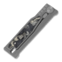Reate EXO-M Elmax Drop Point, Burl Linen Micarta