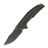 Reate Jack Jr. sulankstomas peilis, Black Aluminum, Black DLC