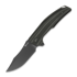 Reate Jack Jr. 折叠刀, Black Aluminum, Black DLC