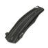 Reate Jack Jr. sulankstomas peilis, Black Aluminum, Black DLC