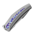 Nóż składany Reate Large Krypton, Bead Blast Ti/Timascus