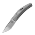 Coltello pieghevole Reate Large Krypton, Bead Blast Titanium, Hand Rubbed