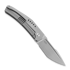 Coltello pieghevole Reate Large Krypton, Bead Blast Titanium, Hand Rubbed