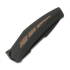 Reate Large Krypton 折叠刀, Black Ti/Lava Flow CF, Black PVD