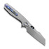 Coltello pieghevole Reate Mantis, Smooth Bead Blast Ti & Zircuti, Hand Rubbed