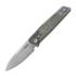 Reate PL-6 sulankstomas peilis, Black Micarta, Satin