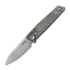 Coltello pieghevole Reate PL-6, Black Micarta, Satin