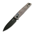 Reate PL-6 sulankstomas peilis, Red/Black Micarta, Black PVD