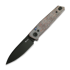 Coltello pieghevole Reate PL-6, Red/Black Micarta, Black PVD