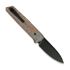 Reate PL-6 sulankstomas peilis, Red/Black Micarta, Black PVD
