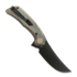 Reate PL-7 sulankstomas peilis, Red/Black Micarta, Black PVD