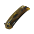 Reate PL-7 sulankstomas peilis, Ultem, Black PVD