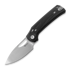 Reate PL-XE kääntöveitsi, Black Micarta, Stonewashed