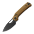 Reate PL-XE 折叠刀, Tan G-10, PVD