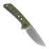 Coltello pieghevole Reate PL-XF Green Micarta/Black G-10, Stonewash