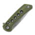 Coltello pieghevole Reate PL-XF Green Micarta/Black G-10, Stonewash