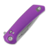 Reate PL-XF Purple Aluminum sulankstomas peilis, Satin/Stonewash