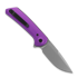 Couteau pliant Reate PL-XF Purple Aluminum, Stonewash