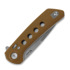 Reate PL-XF Tan G-10 kääntöveitsi, Stonewash