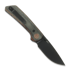 Складной нож Reate PL-XT Nitro-V, Red/Black Micarta, Black PVD