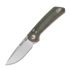 Couteau pliant Reate PL-XT Nitro-V, Red/Black Micarta, Satin
