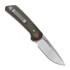 Reate PL-XT Nitro-V sulankstomas peilis, Red/Black Micarta, Satin