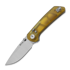 Reate PL-XT 折叠刀, Ultem, Stonewashed