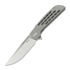 Reate Remedy összecsukható kés, Bead Blast Titanium, Satin