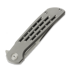 Reate Remedy összecsukható kés, Bead Blast Titanium, Satin