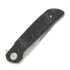 Reate Remedy összecsukható kés, Black Glass FatCarbon, Satin