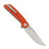 Reate Remedy összecsukható kés, Red Glass FatCarbon, Satin